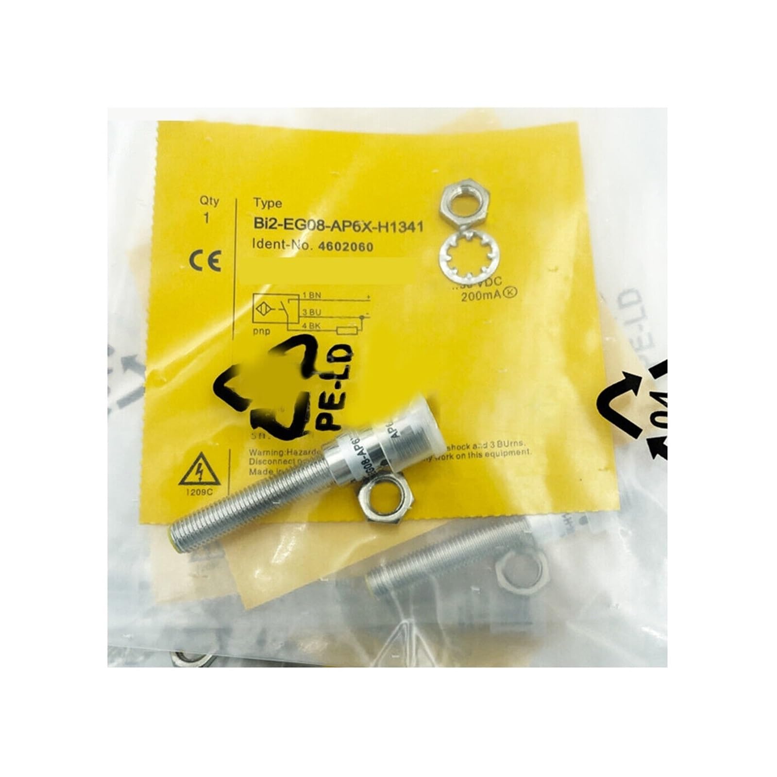 Bi2-EG08-AP6X-H1341 détecteur de proximité PNP capteur M8 3 fils