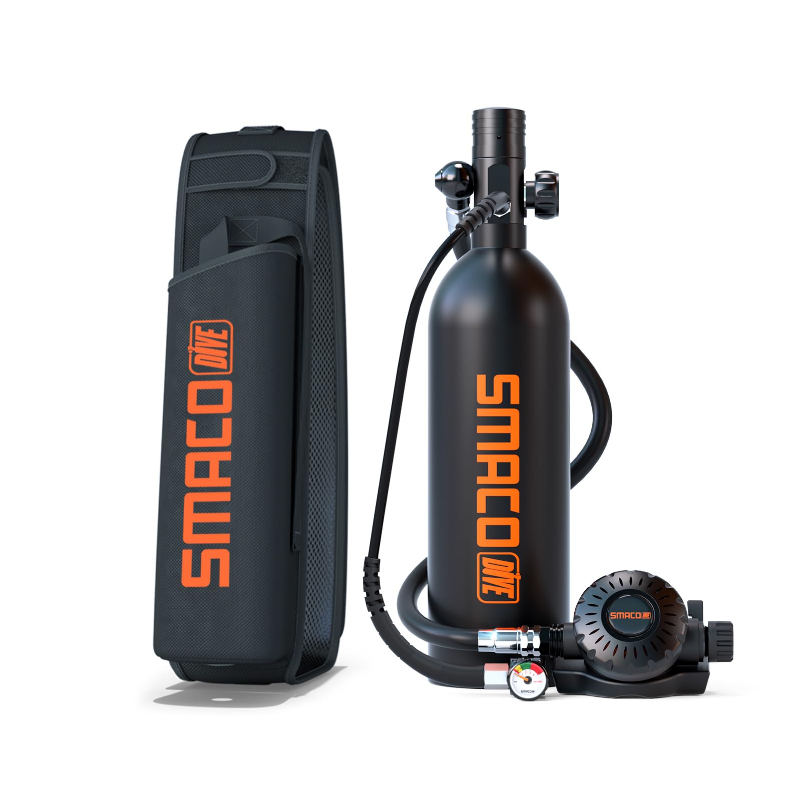 DEDEPU Mini Bouteille de plongée sous-marine avec adaptateur et boîte de rangement 11 en 1 DEDEPU Mini Bouteille de plongée sous-marine avec adaptateur et boîte de rangement 11 en 1