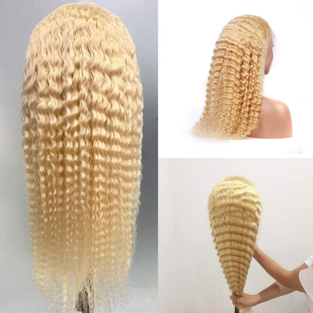 Grcabeir human hair wigs (613 13x6 Lace Front Wig Human Hair, 36in)