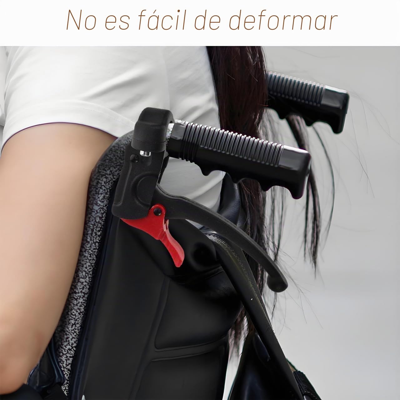 Gatuida Freno De Mano Para Silla De Ruedas Candado Auto-bloqueo, Plástico Duradero, Par De Repuestos Laterales, Compatible Carros De Compra y Uso Transporte, Palanca Ergonómica Para Mayor Seguridad