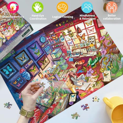 Puzzle Jigsaw Butterfly Institute 14+ años miniatura 2