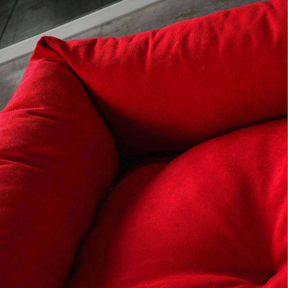 evergreenweb – Cama para perros 45 x 65 cm de tamaño pequeño, Relleno de Lazo Water Foam efecto pluma Suave lavable, caseta de interiores con cojín desenfundable, colchón para animales Domésticos, Rex