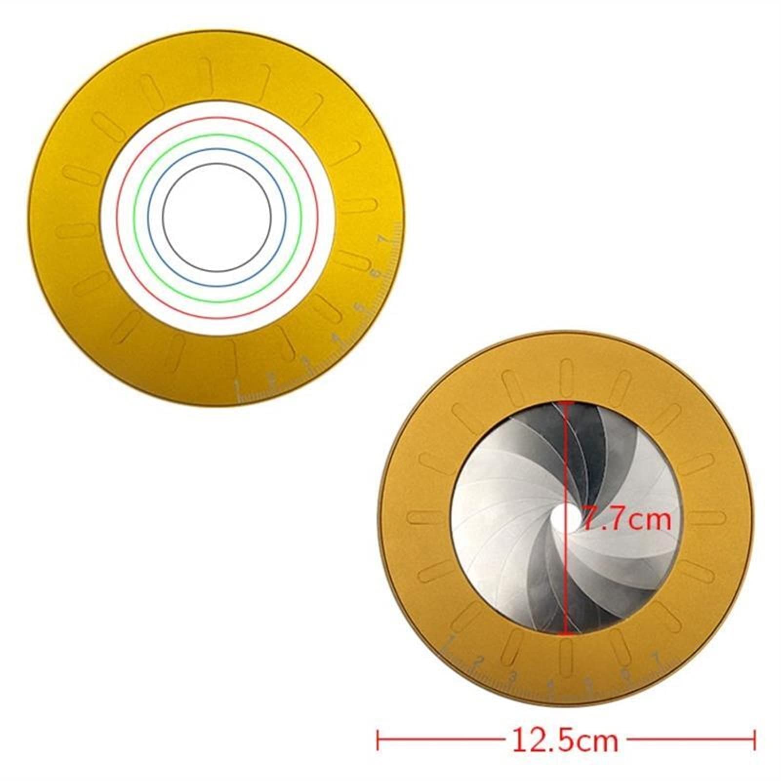 Compassi per tracciare Round Acciaio Inossidabile Compas Circle Drawing Tool Strumento Struttura Righello Set Geometria Compass Professional Disegno Compa (12,5 cm) Strumenti di Misura