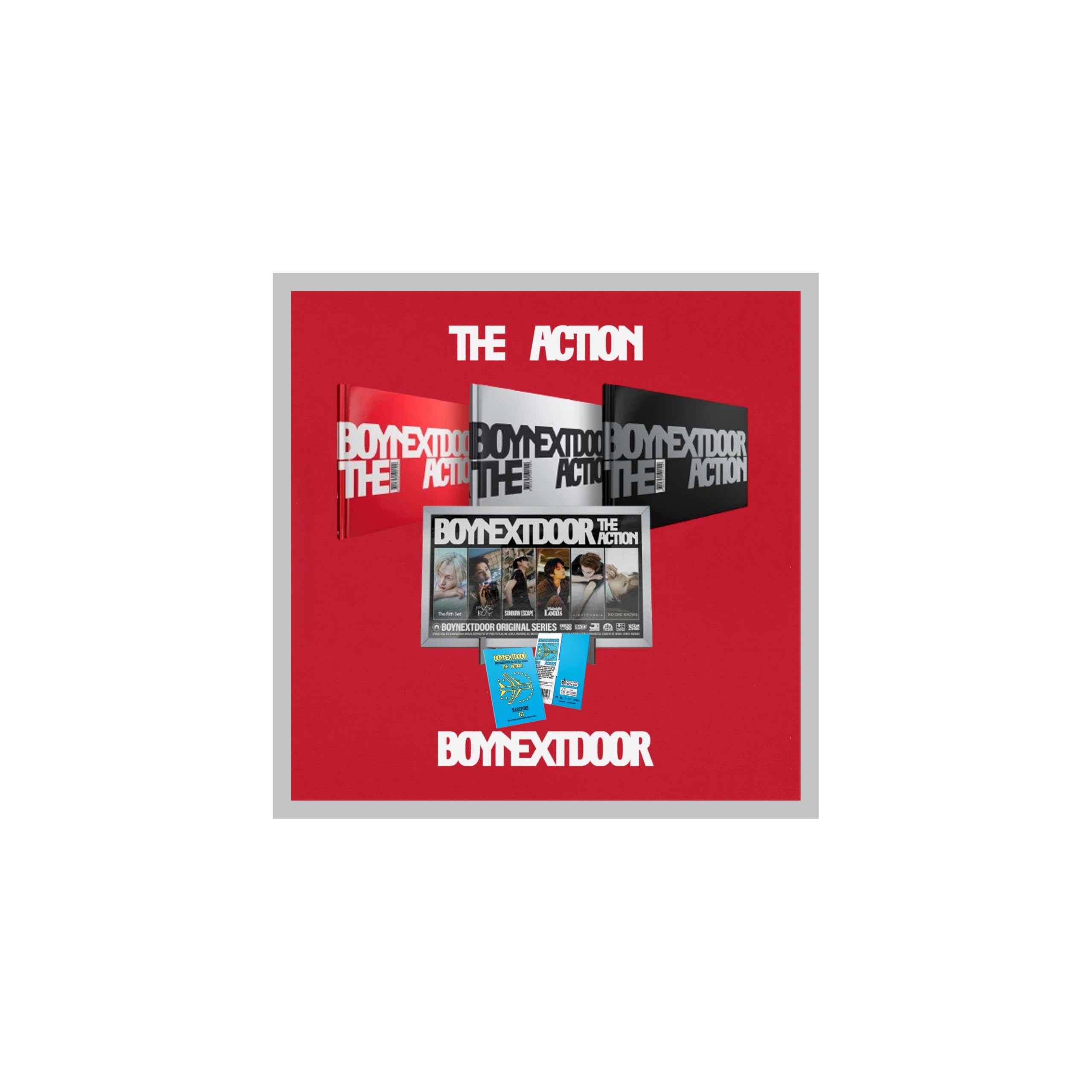 Amazon.com: BOY'NEXT'DOOR The Action 5th EP Album with Tracking