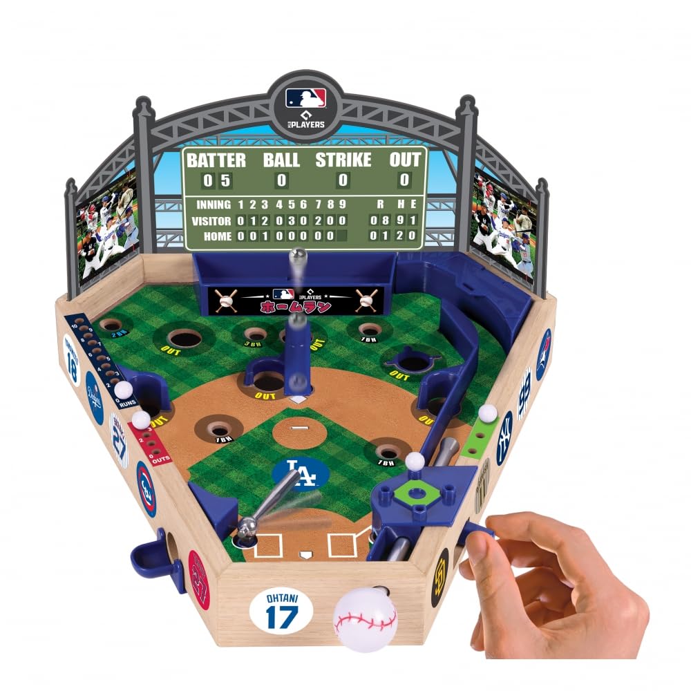 Ambassador Merchant MLB Wooden Pinball Baseball Game