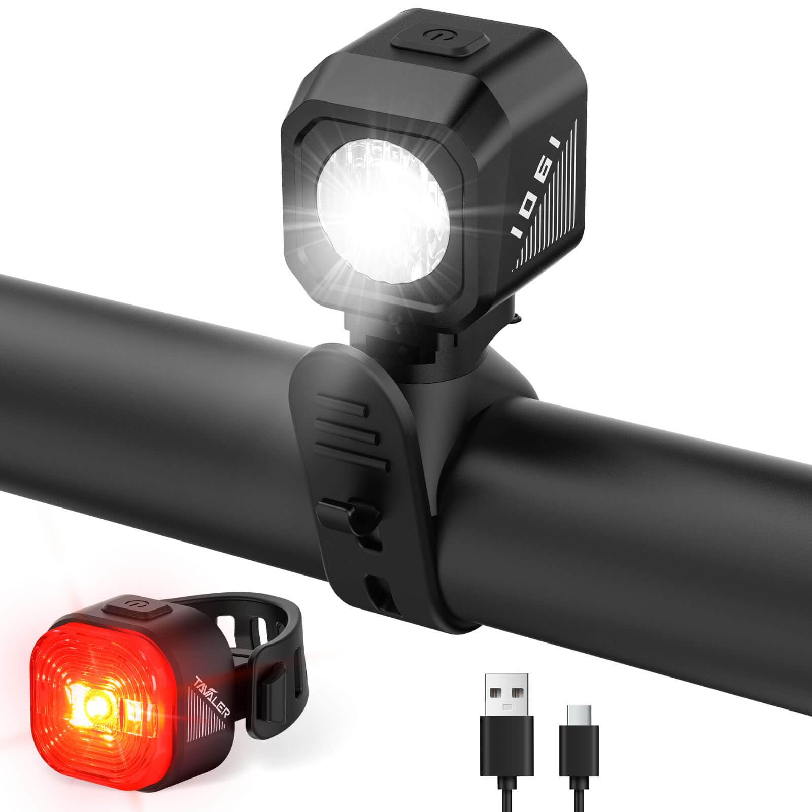 Tavaler Fahrradlicht Set