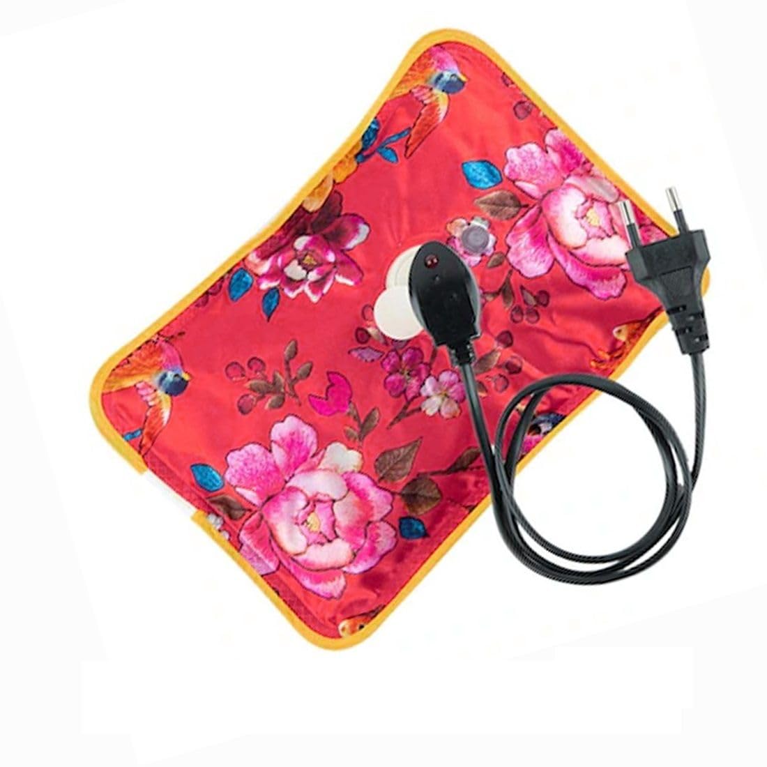Hot Water Bottle for Period Cramps, Back, Neck and Muscle Pain Relief, Leak-Proof, Rubber, Heat Therapy Bag with Secure Cap