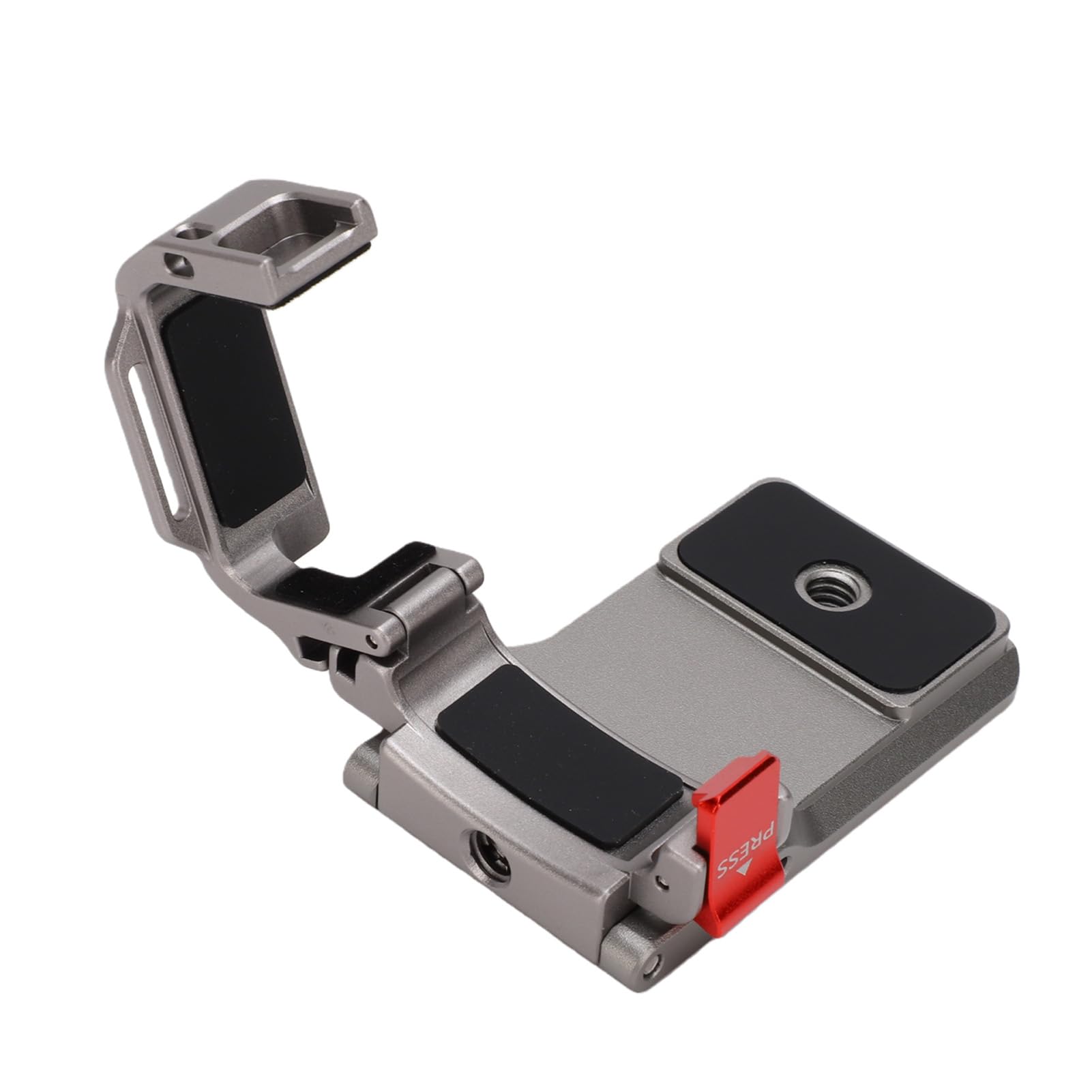 Cocoarm Supporto Magnetico per Fotocamera 3/4, Staffa in Lega di | Rotazione a 270°, Attacco Treppiede da 1/4 di Pollice, Compatibile Arca, Impugnatura in Silicone Antiscivolo, Cinturino da