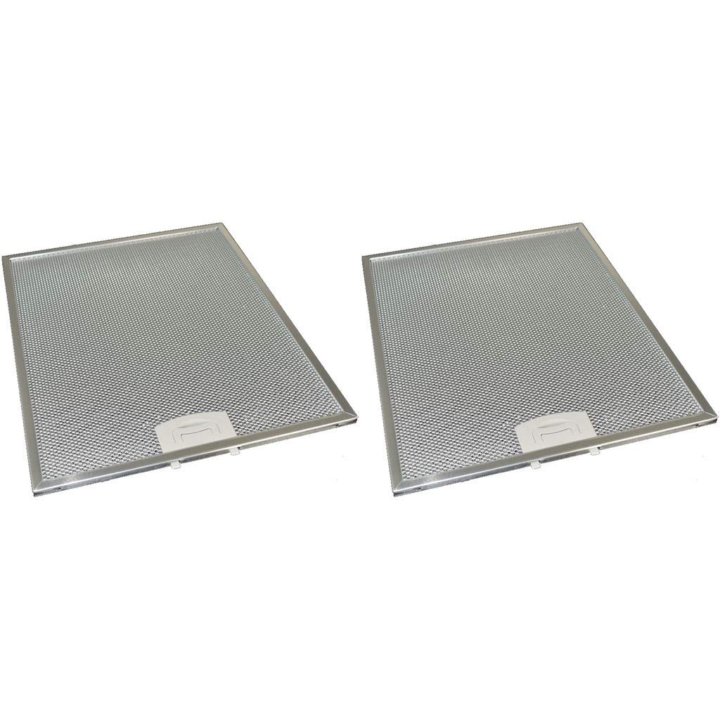 Cooker Hood Metal Mesh Grease Filters Pack of 2 compatible with AEG Beko