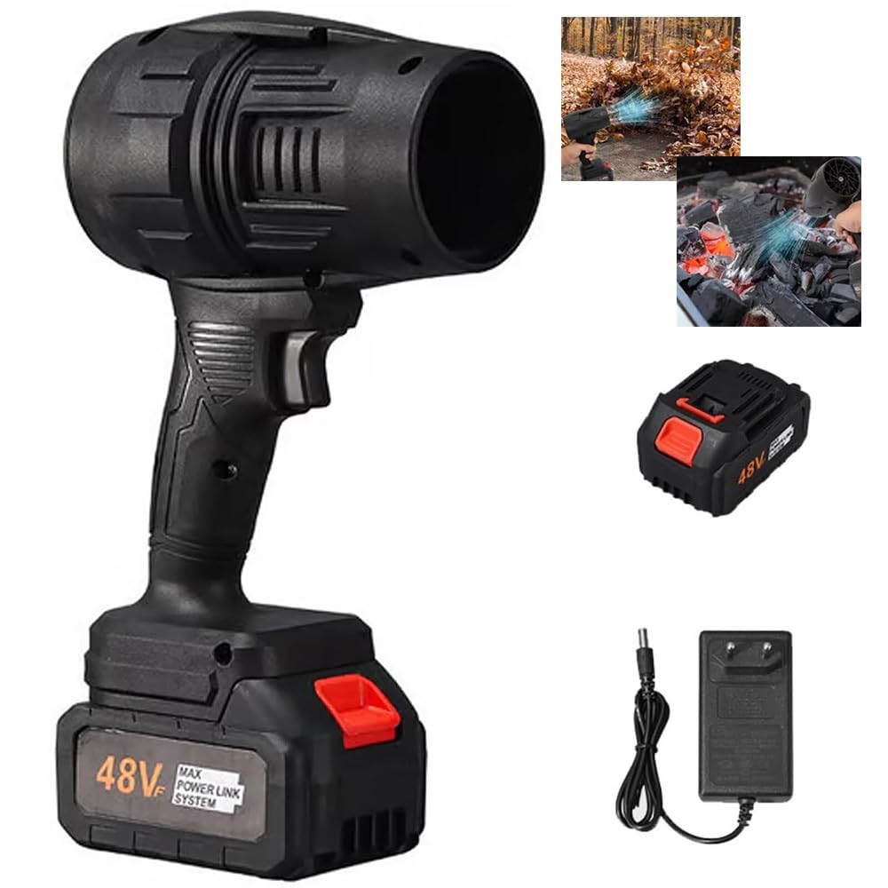 Souffleur à Jet Turbo Portable Sans Fil 2025 - Dépoussiéreur Super Puissant Pour Voiture, Ordinateur & Nettoyage