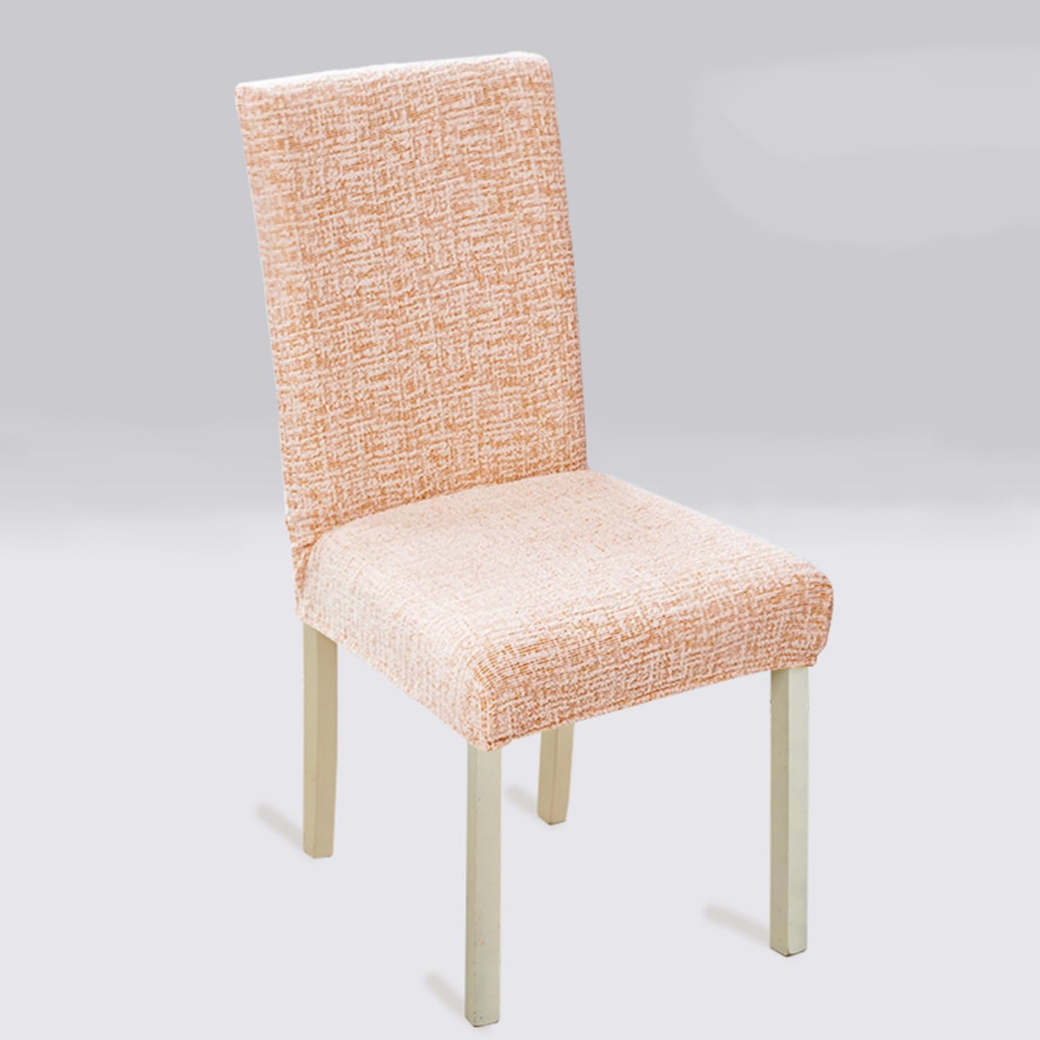 Orange,2pcs, Dining Chair Cover 2/4/6 Pcs Stretch Dining Chair Slipcover with Bottom Elastic Chair Protetor Cover for Wedding Party Dining Room Home Decor Machine Washable