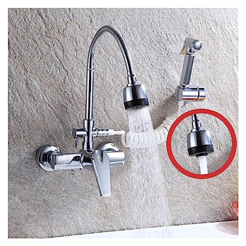 Robinet de cuisine mural avec douchette pour simplifier vos tâches ménagères