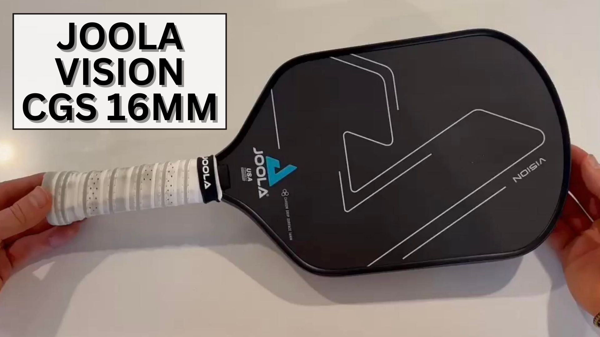 Watch Joola Vision Pickleball Paddle 16mm CGS - Max Spin on Amazon 