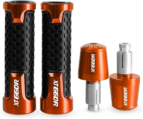 Para Yamaha YZF XT660R XT 660X 660XR 2012 2013 2014 2015 22MM Manillar Agarres Manillar Barra Extremo Tapón Tapón Accesorios de Motocicleta (Color