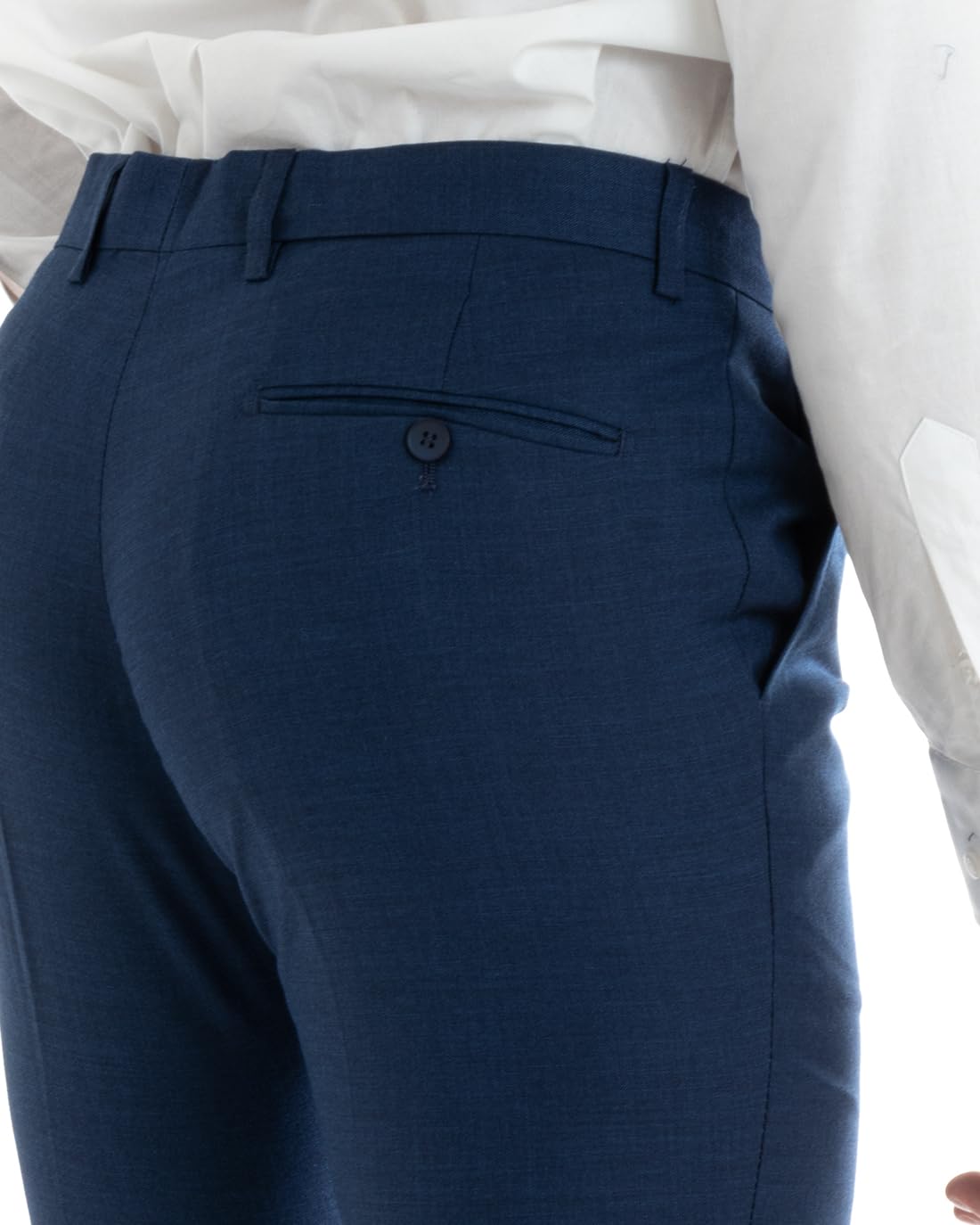 Abito Uomo Outfit Completo Giacca Pantalone Melangiato Cerimonia Elegante Casual