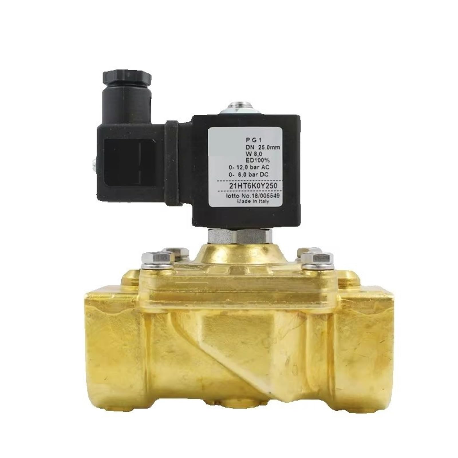 Qruyhbaju Ac110v 21Ht6k0y250 Solenoid Valve 2/2 Way Ac24v(,21Ht6k0y250(14W))