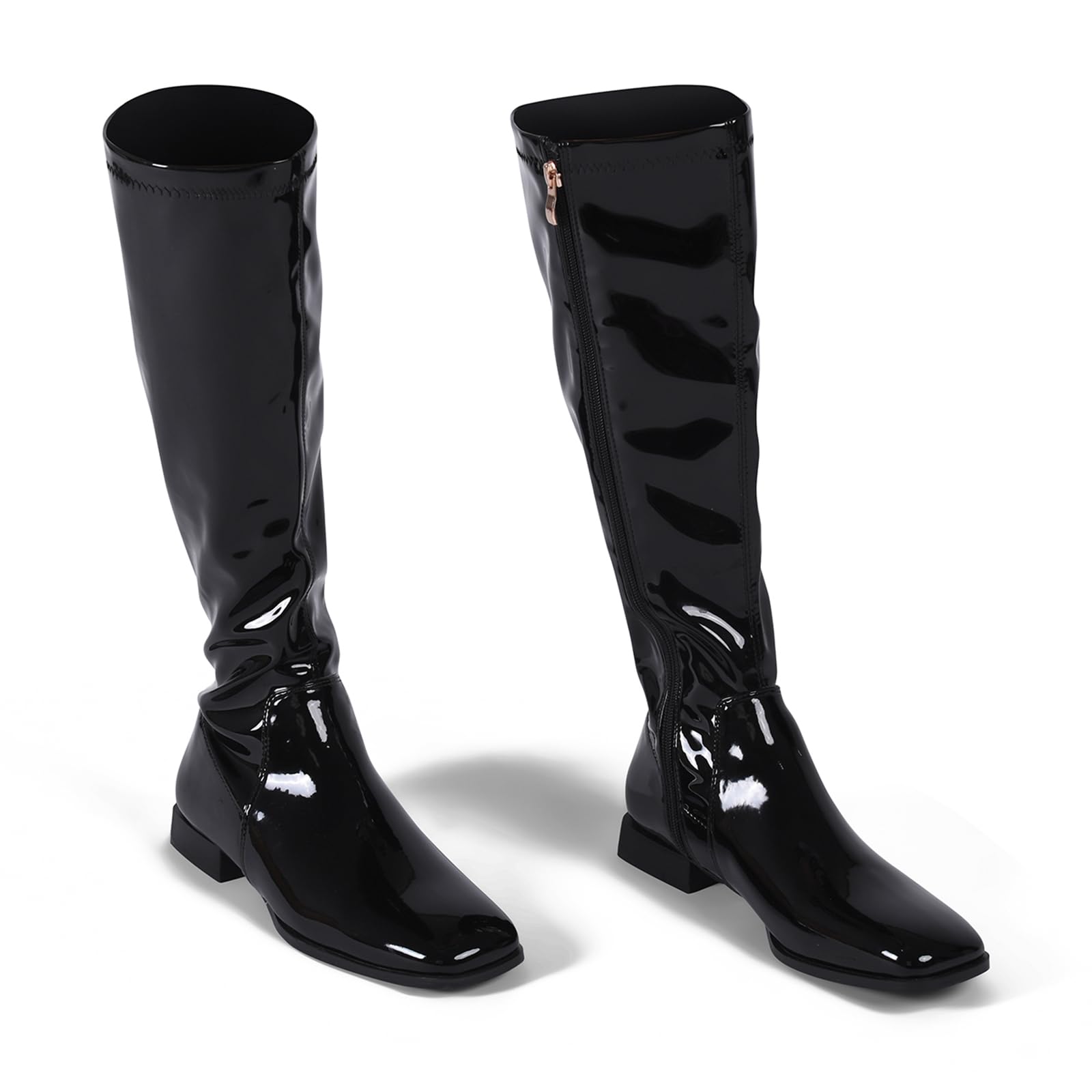 GENSHUO Zapatos de Tacón Alto para Mujer, Punta Puntiaguda, 8 cm/3,16 Pulgadas, Zapatos de Tacón de Aguja para Fiesta, para Vestido Formal, Fiesta, Boda