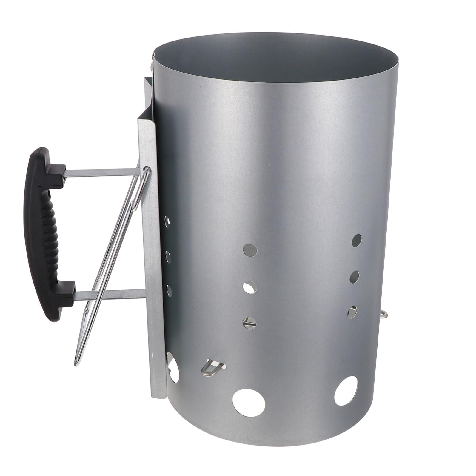 Barile Accendi Carbone in Galvanizzato Fori di Ventilazione Ampi per Barbecue Esterno, per Creare Un'atmosfera Estiva Accensione Rapida e Pratica