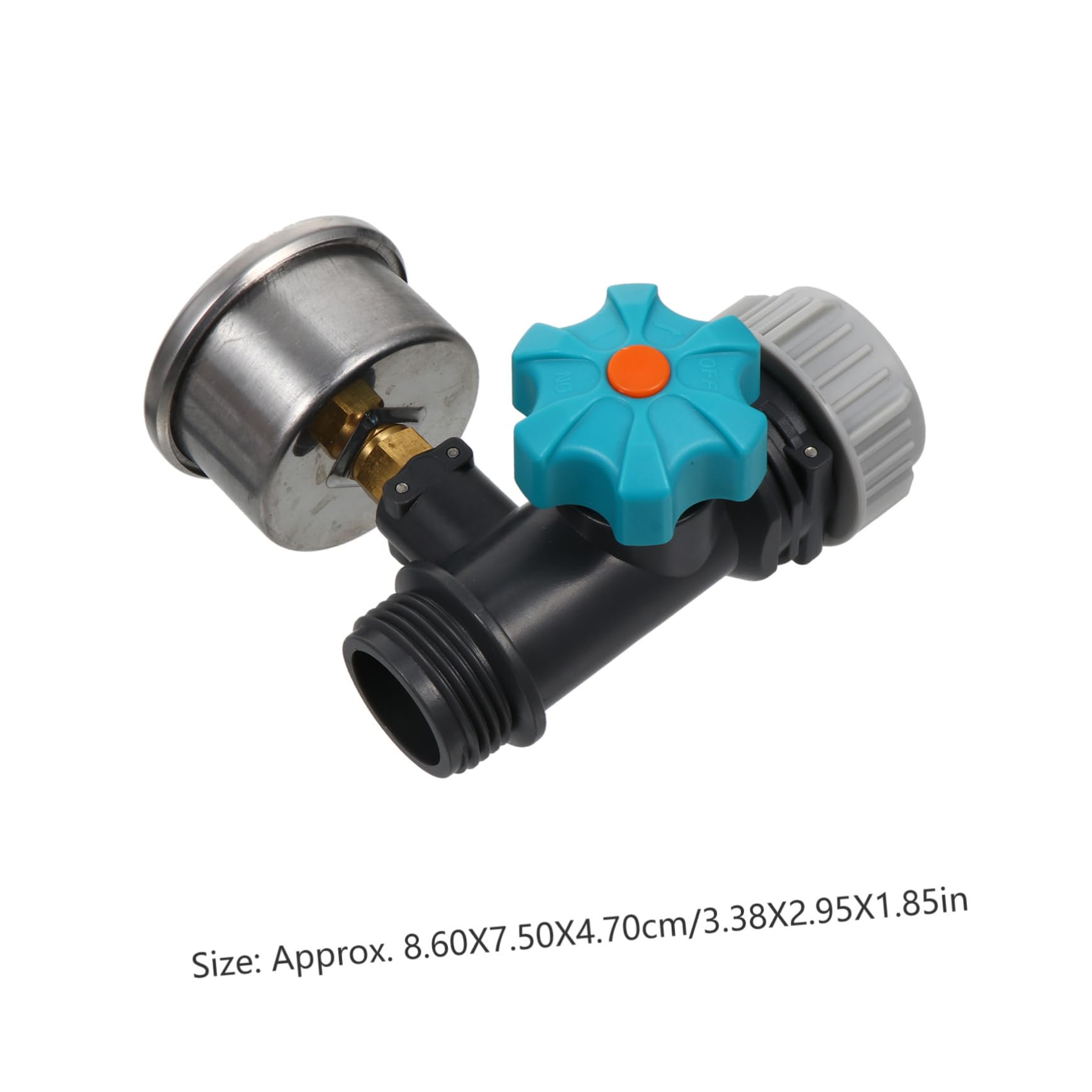 CIYODO Garden Hose Pressure Adapter Rv Water Pressure Regulator Precision Pressure Gauge for Irrigati