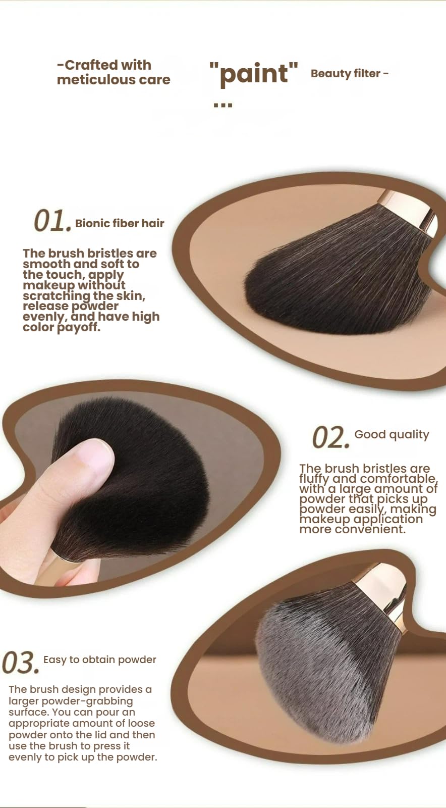 Make-up-Pinsel-Set, 13-teilig, hochwertige synthetische Schwarzgold-Pinsel für Gesicht und Augen, komplettes Set mit Aufbewahrungstasche für Foundation, Lidschatten, Kontur