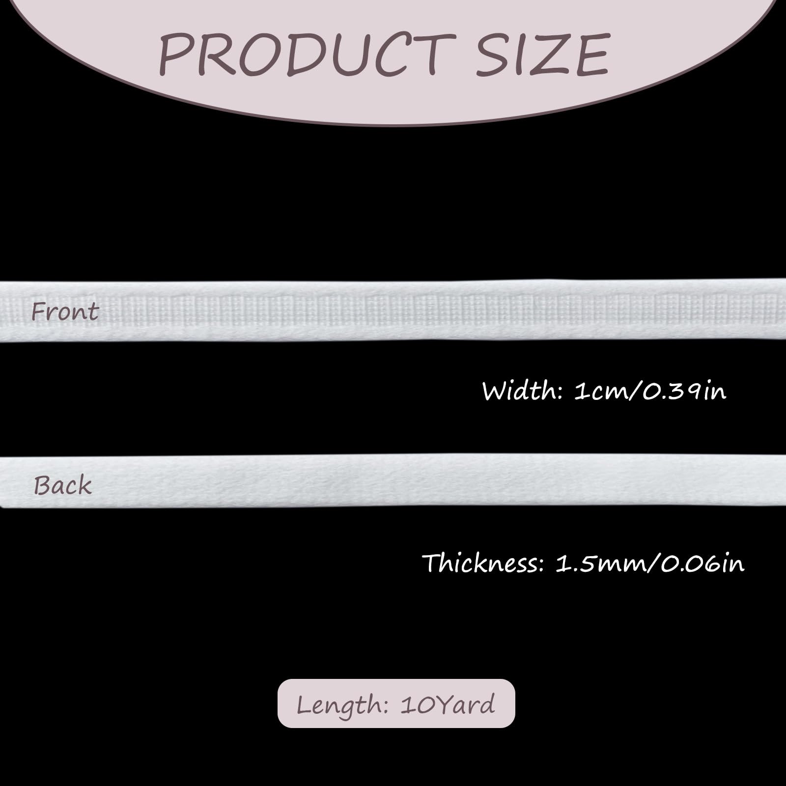 10 Yards Nylon Plush Boning for Sewing, 3/8 Inch Corset Boning Casing, Bra Underwire Casing Elastic Band, White Hollow Nylon Ribbon Bone Casing, Underwire Channeling Tape for Lingerie Bridal Gowns