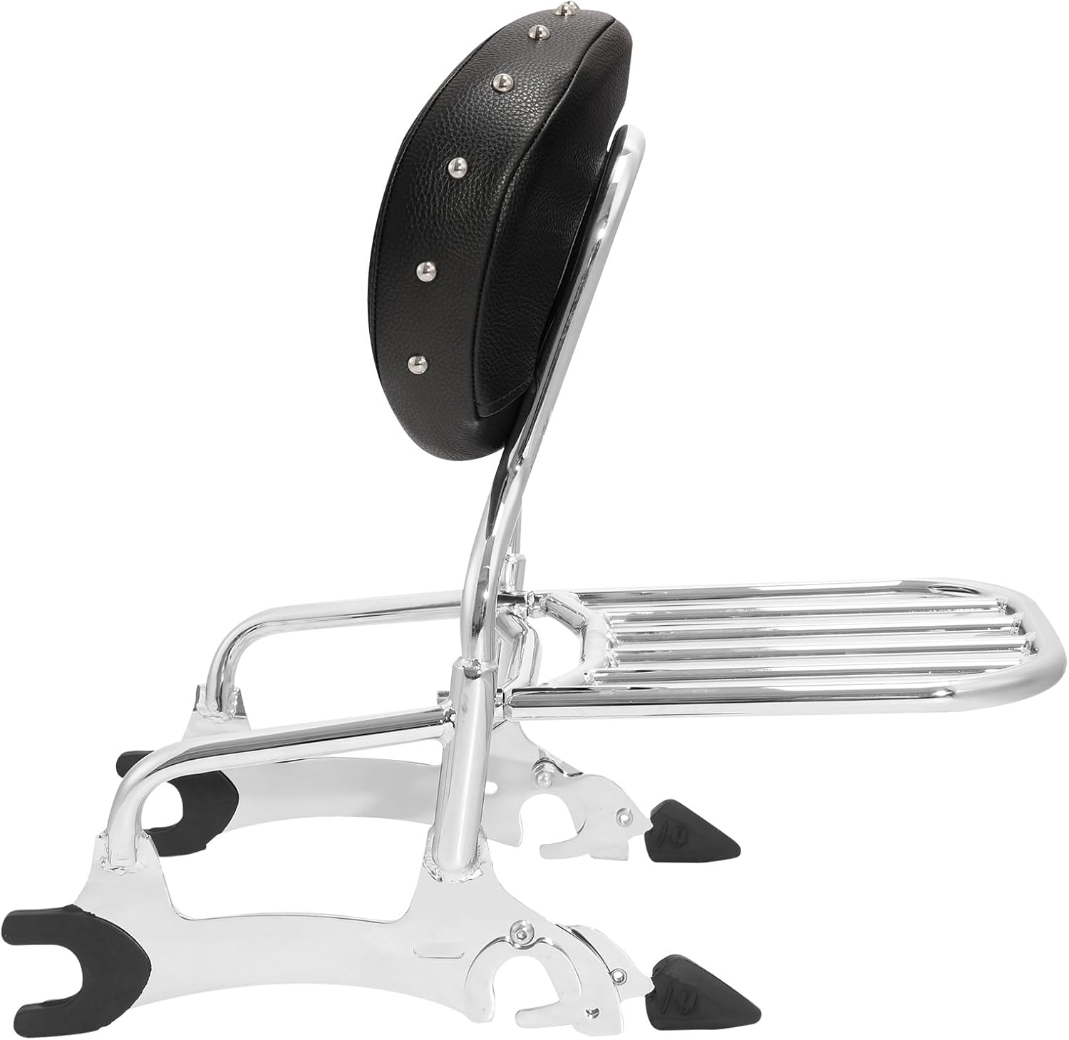 TCT-MOTORPARTS Passenger Sissy Bar Backrest Pad Luggage Rack Fit For Indian Chieftain Springfield Challenger Dark Horse Vintage Roadmaster 2016-2025