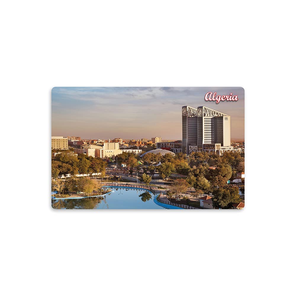 REGALOCASILA Souvenir Fridge Magnet Algeria Country Design Home Decoration Kitchen Decor Accessories Matte Finish