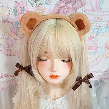 A29 【のの様】ちびぐるみサイズ　くまさんカチューシャセット✕２　オーダー 楽天市場】ぬい服 アニマル カチューシャ 10cm 小さい ウサギ
