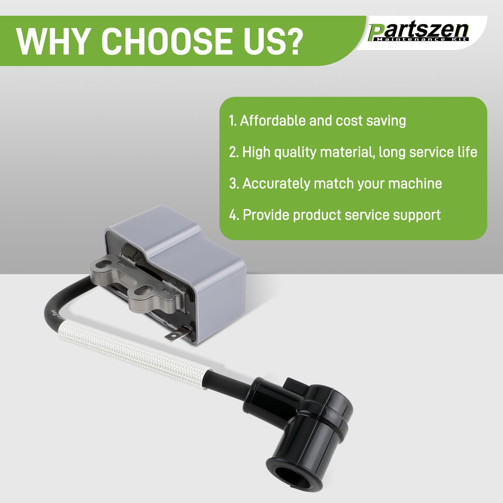 Ignition Coil & Carburetor Kit For Echo GT225, SRM225, HC150 Trimmers & More 9 thumbnail image