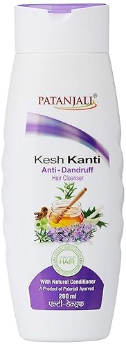 Patanjali Kesh Kanti Champú limpiador anticaspa, 6.8 fl oz, paquete de 10