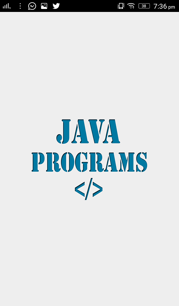 Java Programs App - Aplicativo na Amazon Appstore