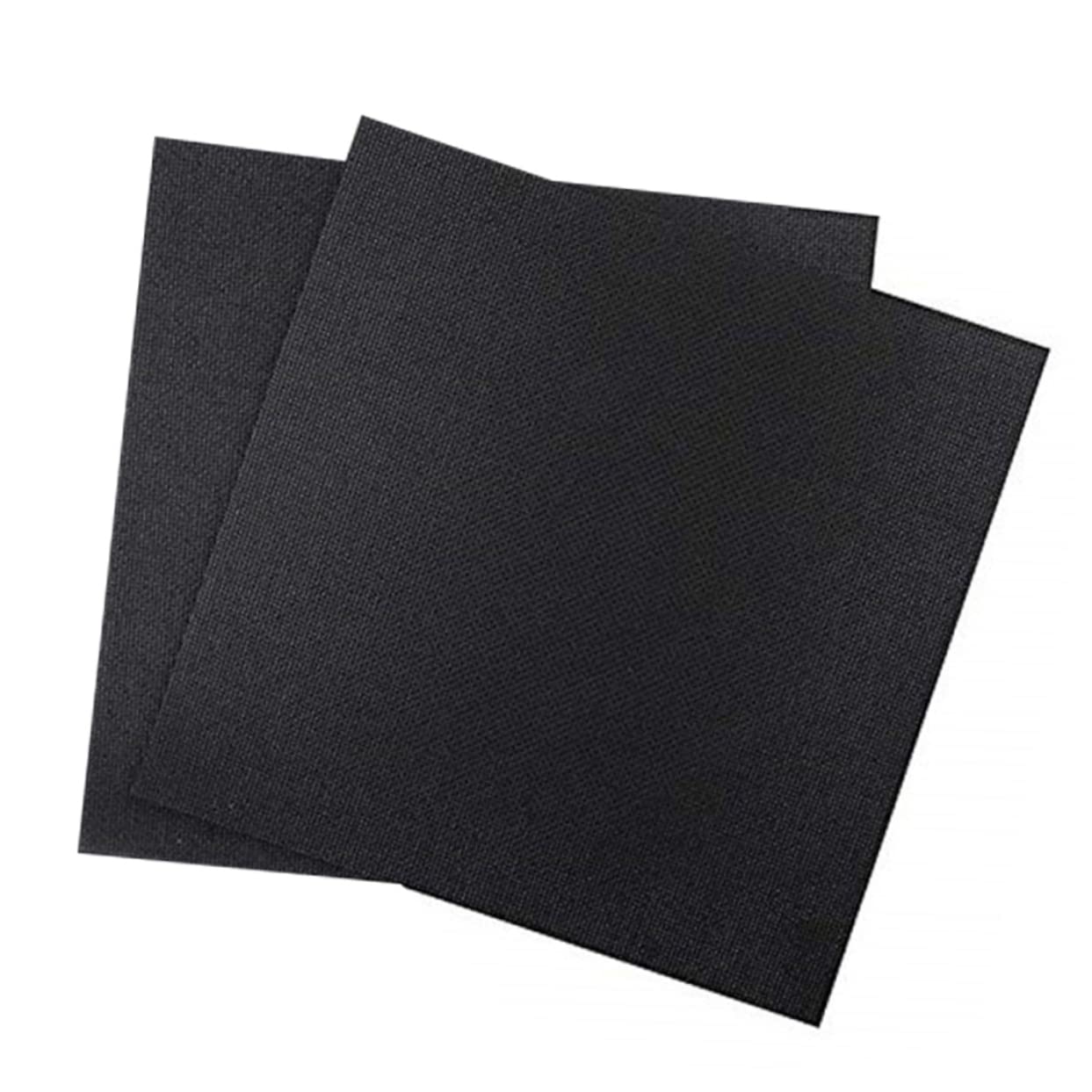 Tofficu 10pcs 11ct Counted Cross-Stitch Fabric Linen Embroidery Base DIY Needlework Black Embroidery Floss