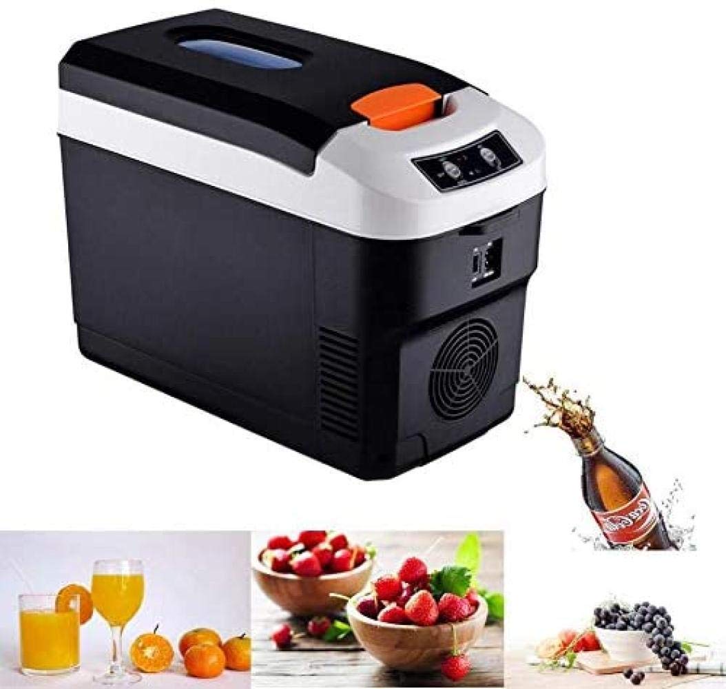 ZLM Frigo Piccolo Frigo Mini frigo per Auto Frigo per Auto a Doppio Uso Frigo da Campeggio per Esterni Portatile 10L