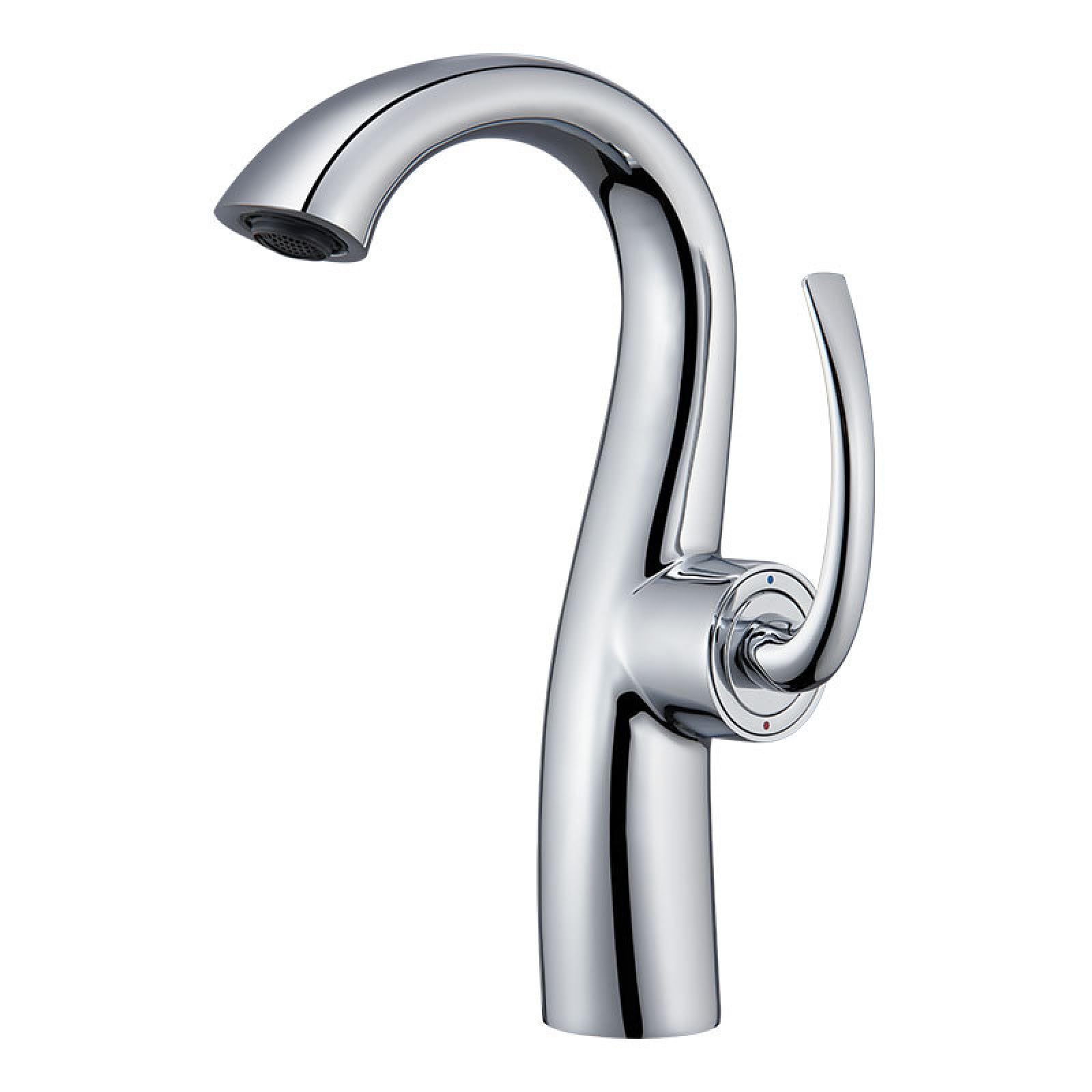 Bathroom Hot and Cold Washbasin Faucet, Electroplated