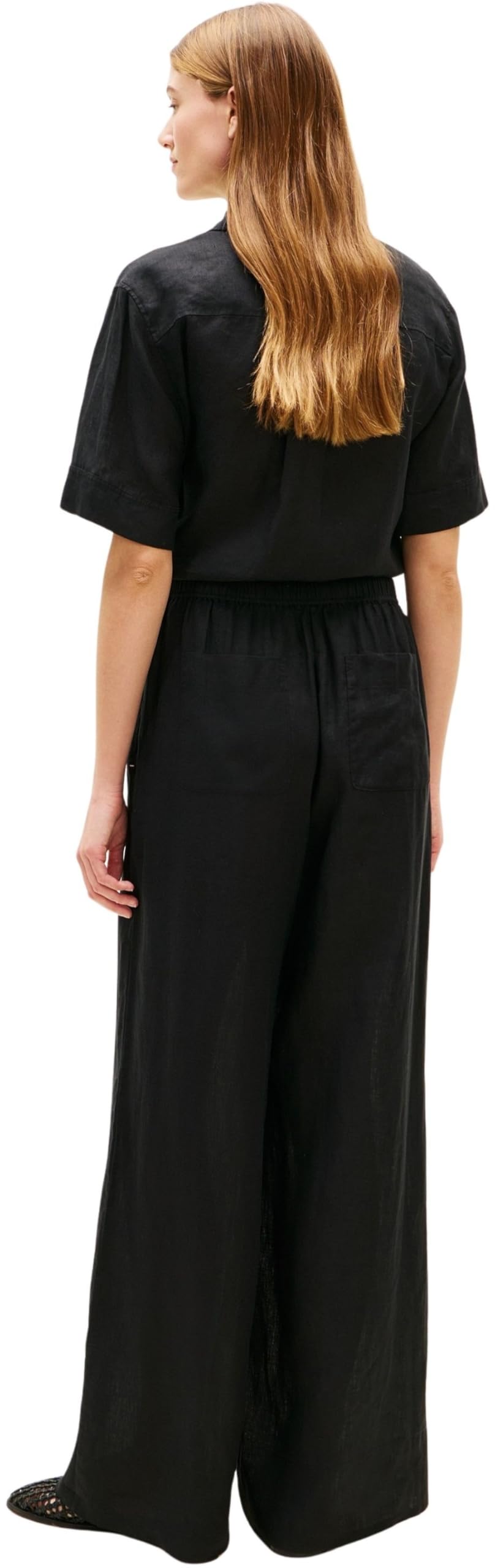 Tommy Hilfiger Damen Andere Hosen ESS Linen Pull On Pants Ww0ww48970