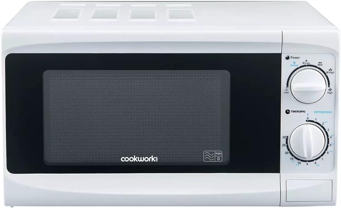 Cookworks 700W Standard Microwave MM7 White Amazon.co.uk Home