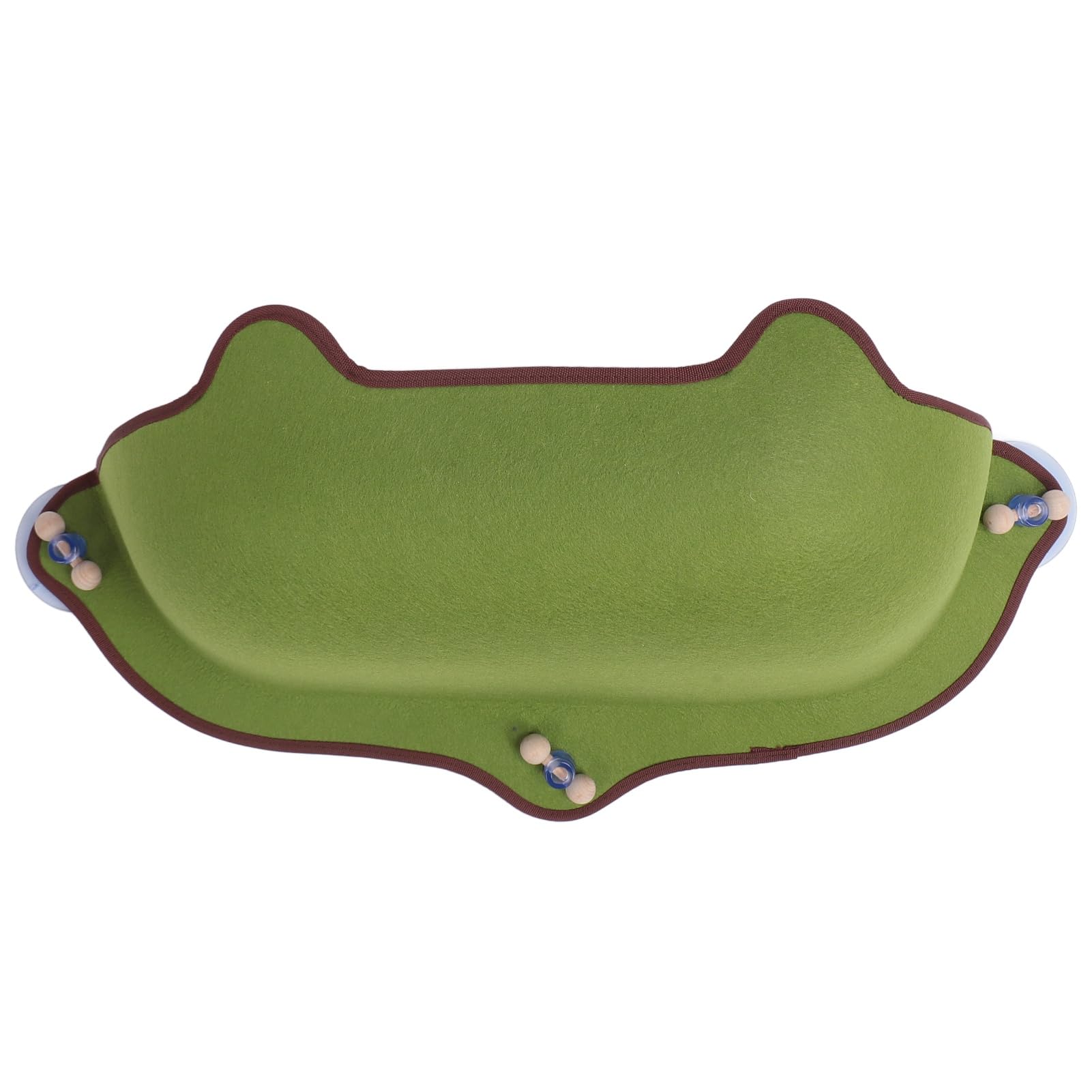 Generic Hamaca para Ventana de Gato, Cómoda y Transpirable, Percha para Ventana con Ventosa, Alfombrilla para Gatos, Fácil Limpieza para Alféizares (Green)