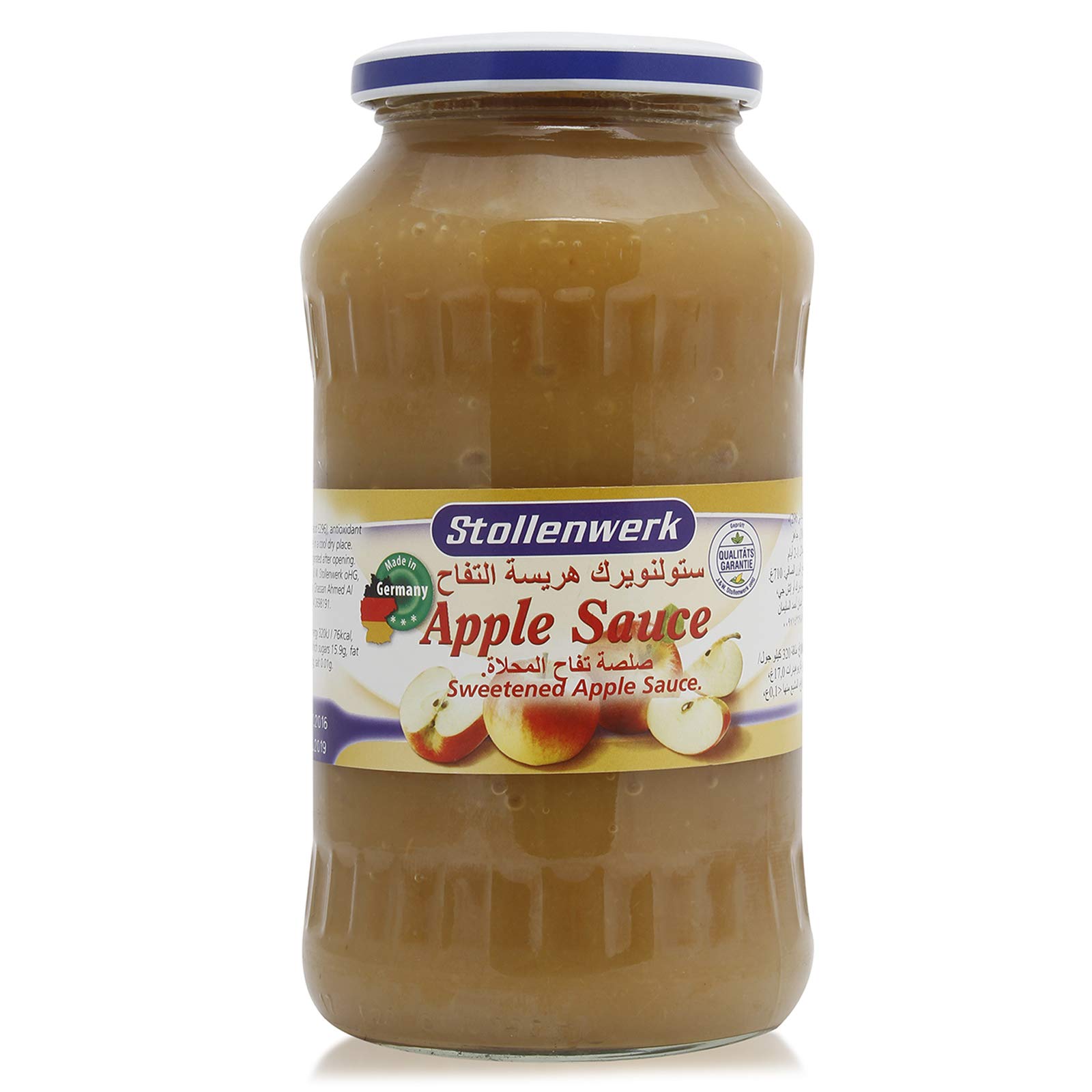 STOLLENWERK - COMPOTA DE MANZANA AZUCARADA TARRO. PACK 12 X 710GR.