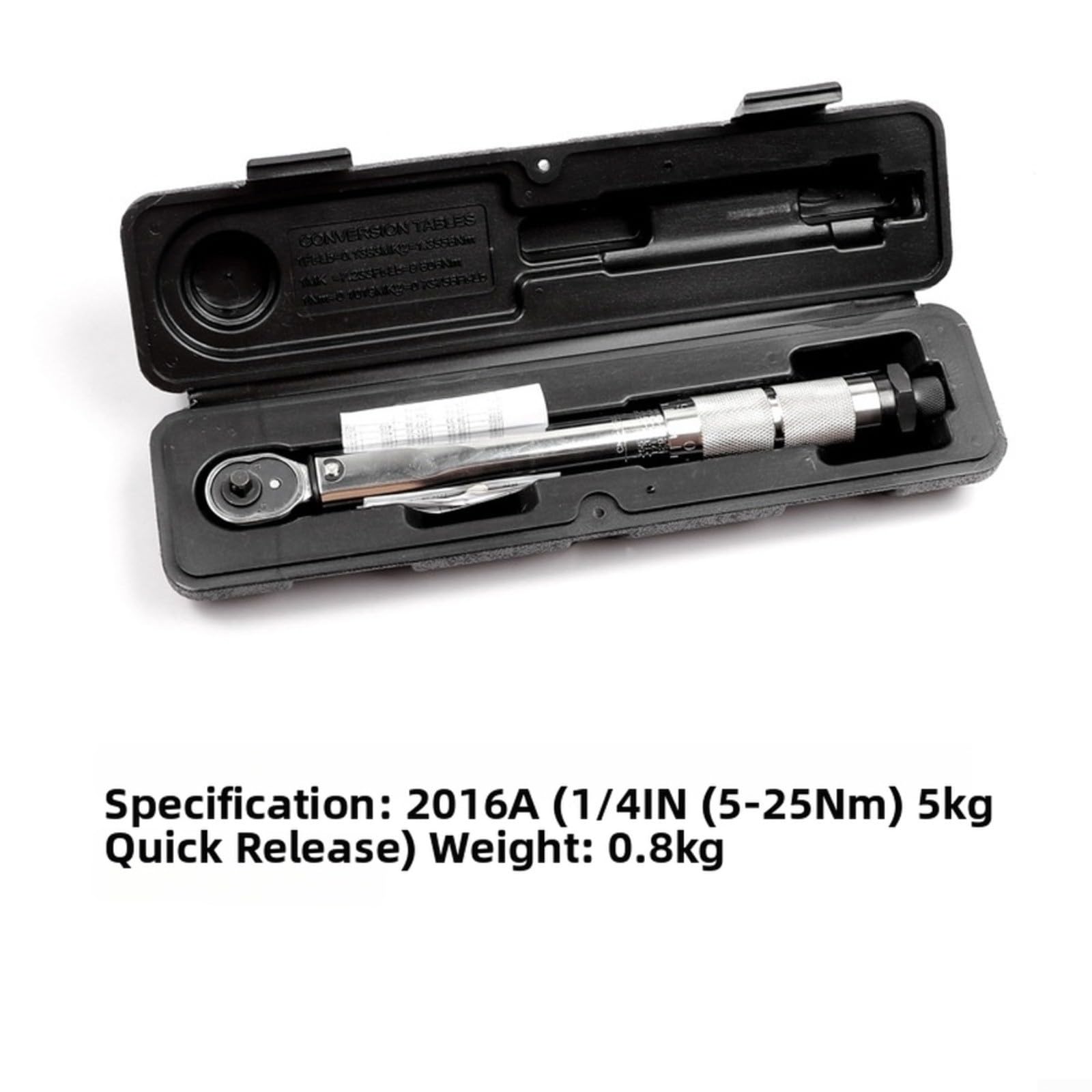 ZiStarlilife - Chiave dinamometrica regolabile 1/4 3/8 1/2 con meccanismo a sgancio rapido, manico in acciaio cromato 45# per impostazioni precise da 5 a 350 Nm, riparazione automobilistica