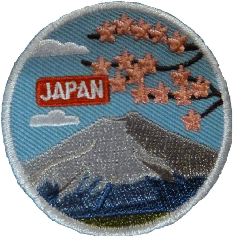 Japan Mount Fuji Trip Travel Iron On Embroidered Patch