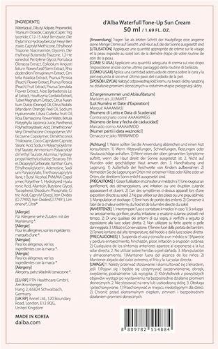 [Pack de 2] d'alba Loción Solar Tonificante Waterfull SPF50+PA++++ de Trufa Blanca italiana, Crema Solar Teñida con Filtros UV Veganos, Loción Solar Brillante e iluminadora, Skincare Coreano - imagen 2