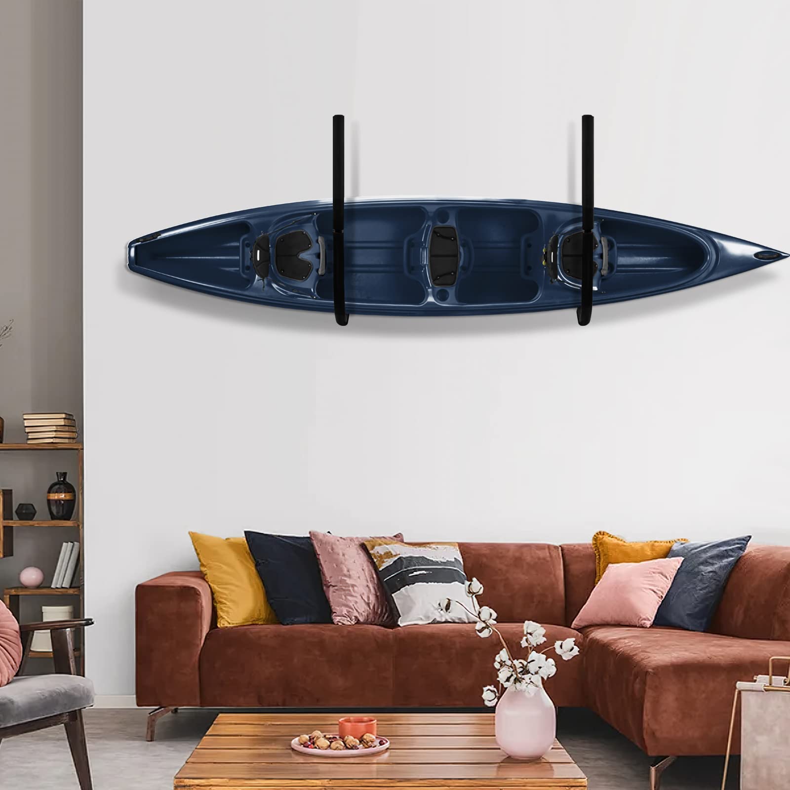 Support de rangement pour planche à pagaie pour plafond/mur, support mural robuste pour planche de surf pour exposer les SUP, paddleboards, longboards, shortboards