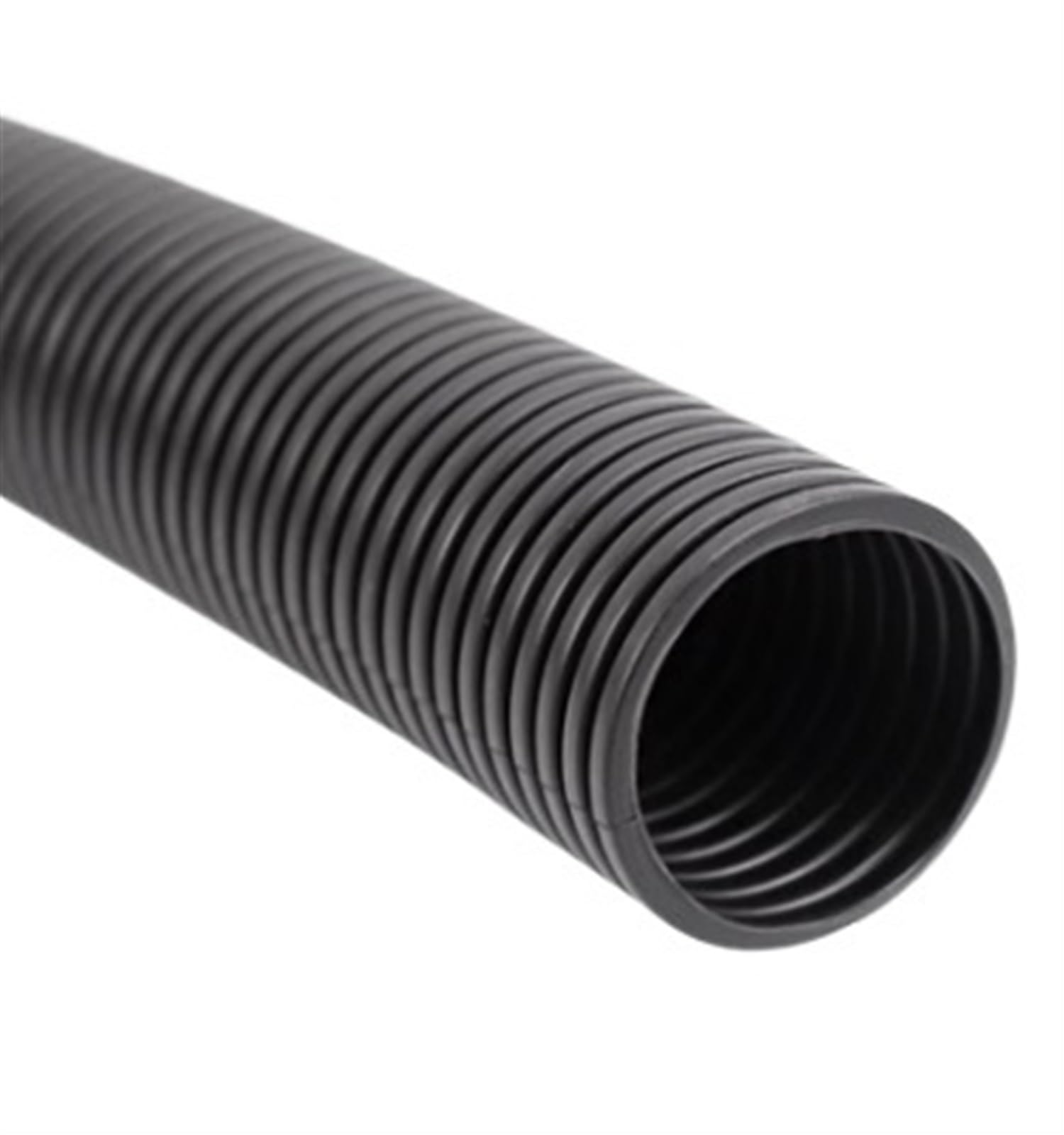 YDHSIKK Corrugated Wire Tube, PP Corrugated Conduit Tube for Wire Threading Multicolor 7-28mm 3 Meters(Black,13mm)