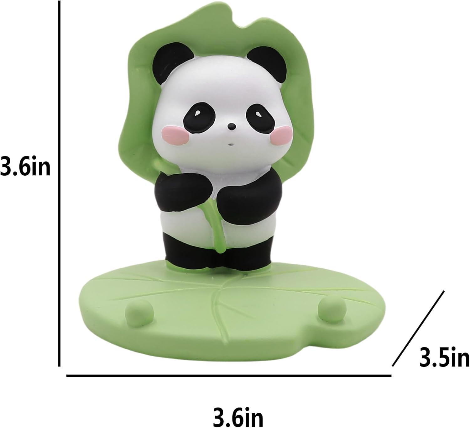 Cute Panda Phone Holder Desk Ornament Kawaii Phone Stand Panda Desk Phone Stand for All Smartphones Tablets Stand