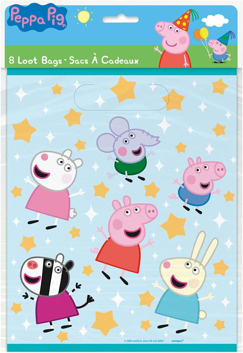 Peppa Pig Loot Bags 8 Count Toys & Games