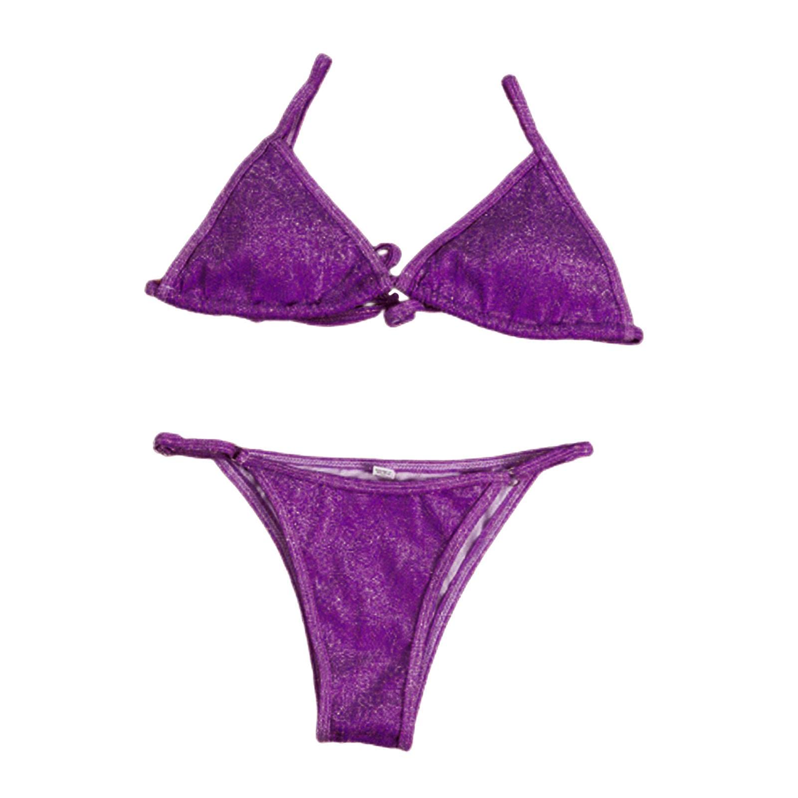 nivaa Women Sexy Swimsuit Push Up Bras Bikini Set Bathing Suit Beachwear Swimwear Purple S-picture-26