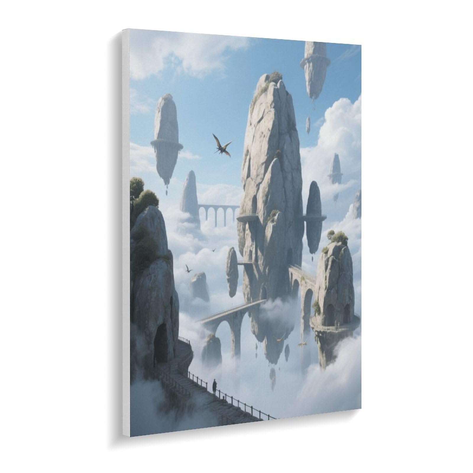 KOAYUBFC Sky Maze - Kit per dipingere con i numeri, per adulti principianti e adulti, kit su tela, pittura a olio acrilica, fai da te, con pennelli, regalo per la decorazione della parete della casa