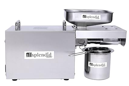 Allsplendid Oil Machine For Home Use Mini Oil Maker Extraction Machine - 750 Watt | Silver (750 Watt)