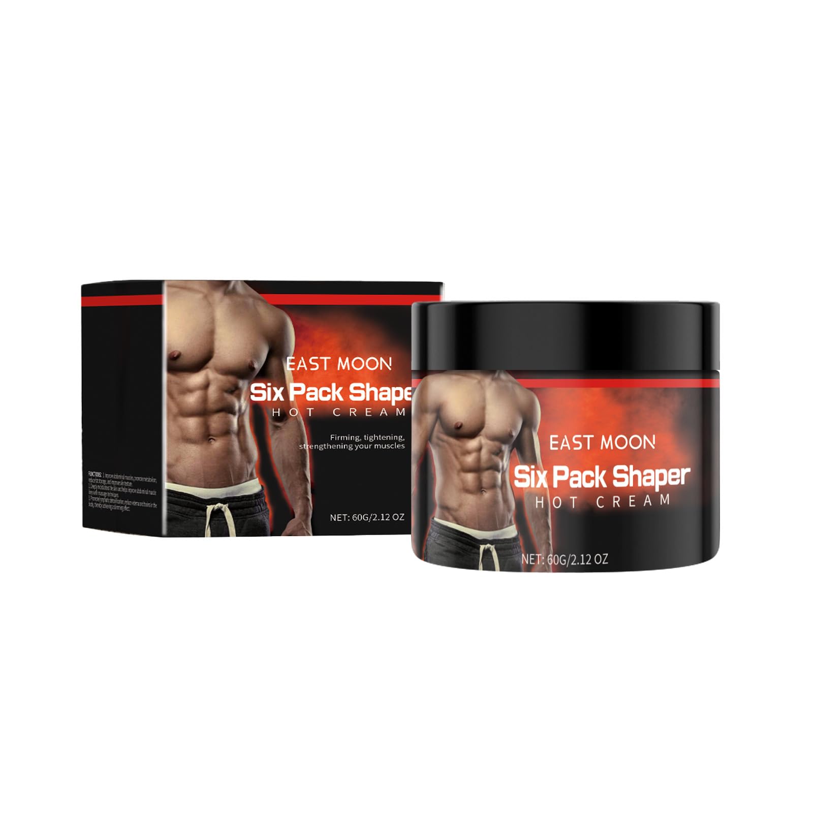 Darkowl - East Moon Abdominal Muscle Massage Cream Men's Sports Training Muscle Line Massage Care Cream | 60GM | Six Pack Shaper | Hot Cream-image-22