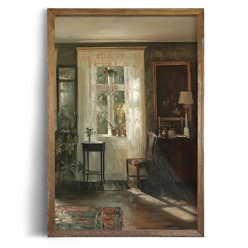 Rustic Farmhouse Wall Art Decor - Unframed Rolled 24x36 Large Canvas - Antique Still Life Picture - French Country Kitchen Print Poster - Neutral disponible en Yaxa Venezuela